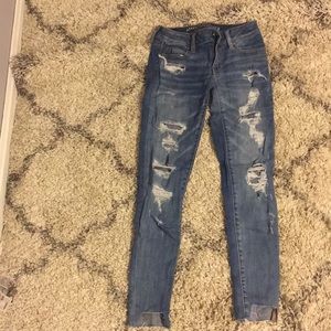 American ripped jeans